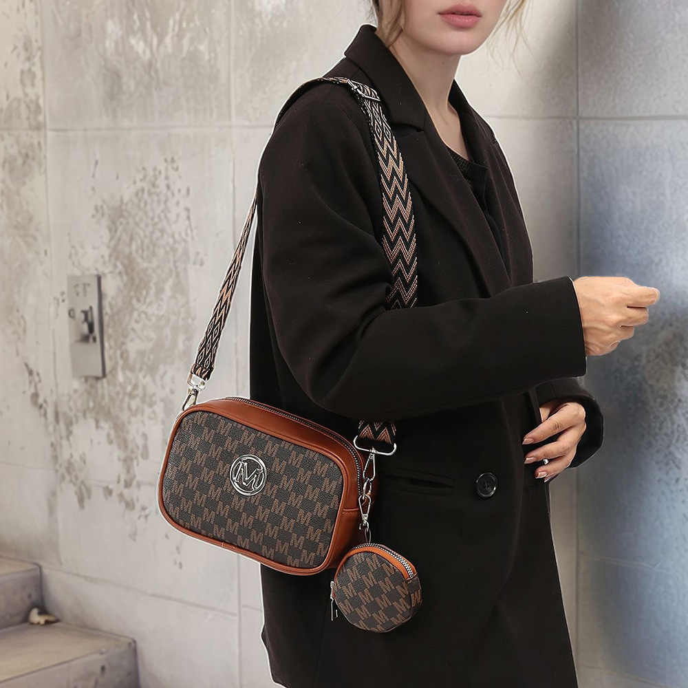 Photography Lighting Equipment Bags - 빈티지 레터 프린트 여성용 카메라 가방,