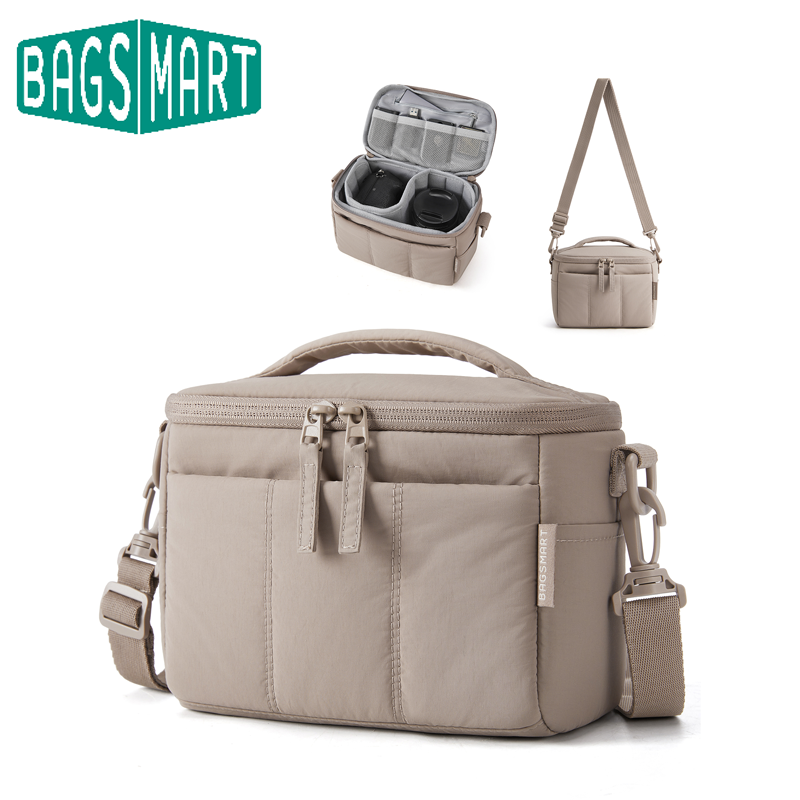 Photography Lighting Equipment Bags - BAGSMART 패딩 처리된 카메라 숄더백 조절