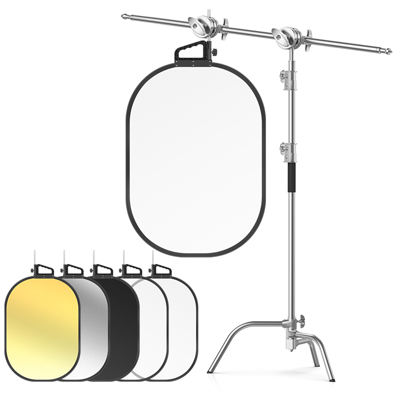 Reflector Disc Silver - 25*29인치 라이트 리플렉터 스탠드 키트, 5