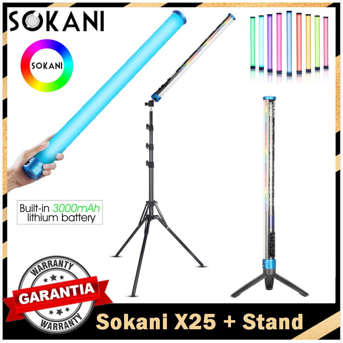 Photography Lighting Youtube - Sokani X25 RGB LED 비디오 라이트
