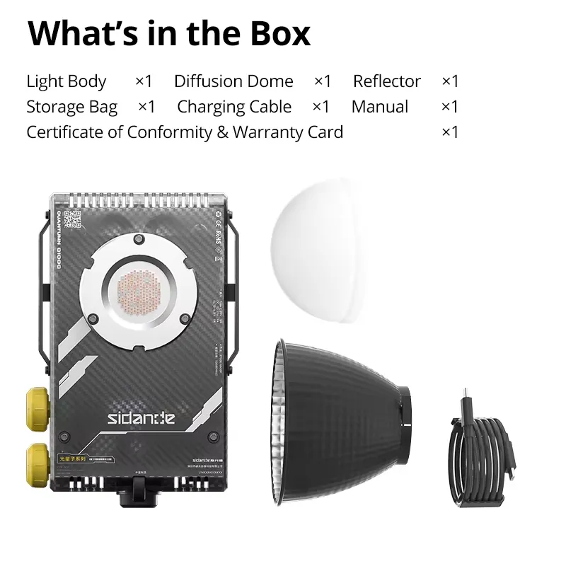 시단데 Q100C Q100Lite 광학 100W 고출력 - Photography With Lighting 리뷰 및 가격