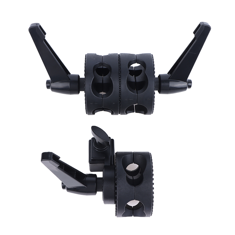 1개 ABS 회전식 싱글/더블 헤드 그립 홀더 브래킷  - Reflector Arm Clamp 리뷰 및 가격