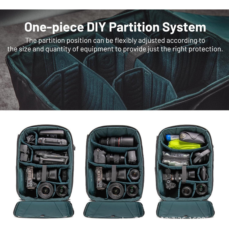 새로운 카메라 가방 대용량 방수 백팩 마이크로 싱글 카 - Photography Lighting Equipment Bags 리뷰 및 가격