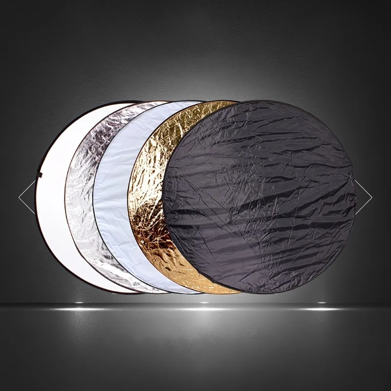 1개의 휴대용 5-in-1 반사경 키트, 반투명, 은색 - Reflector Disc Silver 리뷰 및 가격